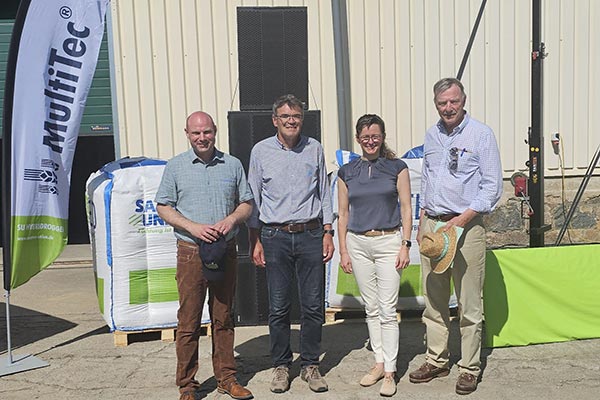 Hanka Mittelstädt beim Sommerfest der Hybro Saatzucht GmbH & Co. KG in Kleptow